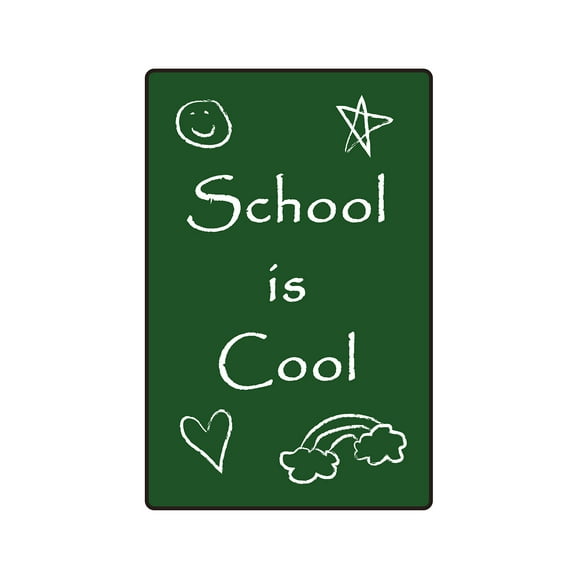 SCHOOL IS COOL Decal teacher school kids education student | Indoor/Outdoor | 12" Tall