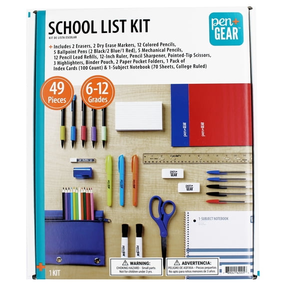 Pen+Gear School Supply Kit
