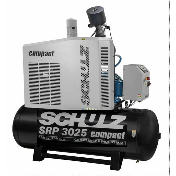 SCHULZ 25HP SRP 3025 AIR COMPRESSOR ROTARY SCREW 105 CFM- NEW