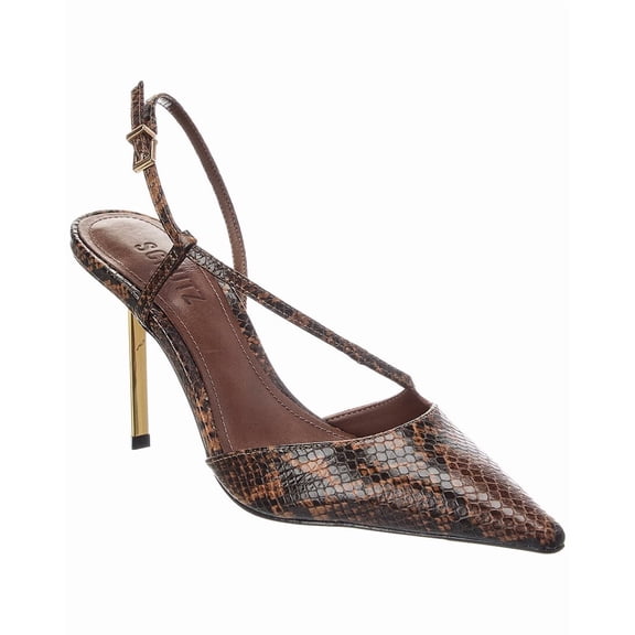 SCHUTZ Alira High Stiletto Pump, 6, Brown