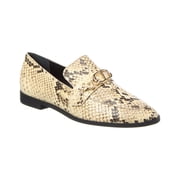 SCHUTZ Morgan Leather Flat, 5, Brown