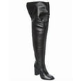 thumbnail image 1 of SCHUTZ Terrance Block Leather Over-The-Knee Boot, 7, Black, 1 of 5