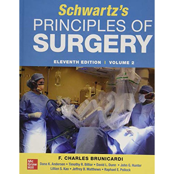 Pre-Owned Schwartz's Principles of Surgery 2-Volume Set 11th Edition (Misc.) 1259835359 9781259835353