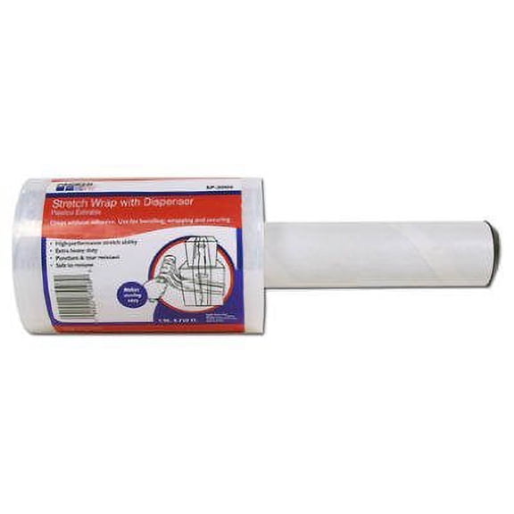 SCHWARZ SUPPLY SOURCE SP-3005 Stretch Film Roll, 5 x 750'
