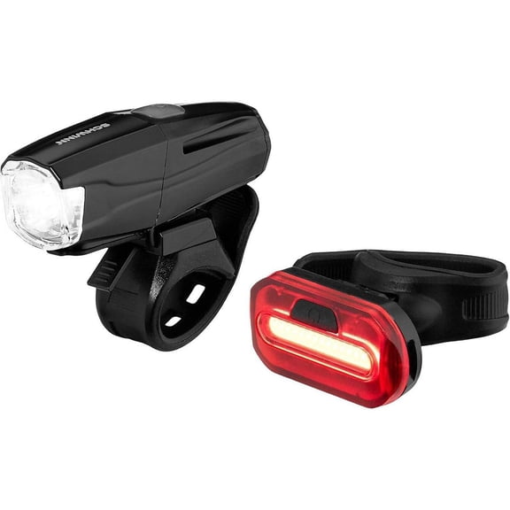 SCHWINN 500 LUMEN LIGHT SET BIKE ACCESSORY MOUNT - BLACK