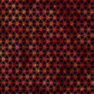 SCI-FI Red Cotton Fabric (1 yard)