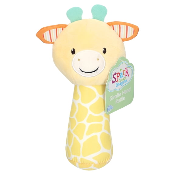 Spark.Create.Imagine Plush Giraffe Hand Rattle
