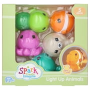 Spark.Create.Imagine Light-Up Animal Bath Toys, 5 Pieces