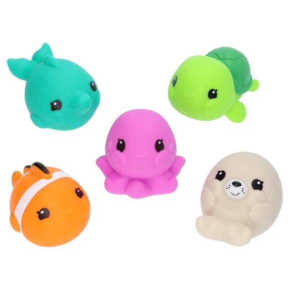 Spark.Create.Imagine Light-Up Animal Bath Toys, 5 Pieces