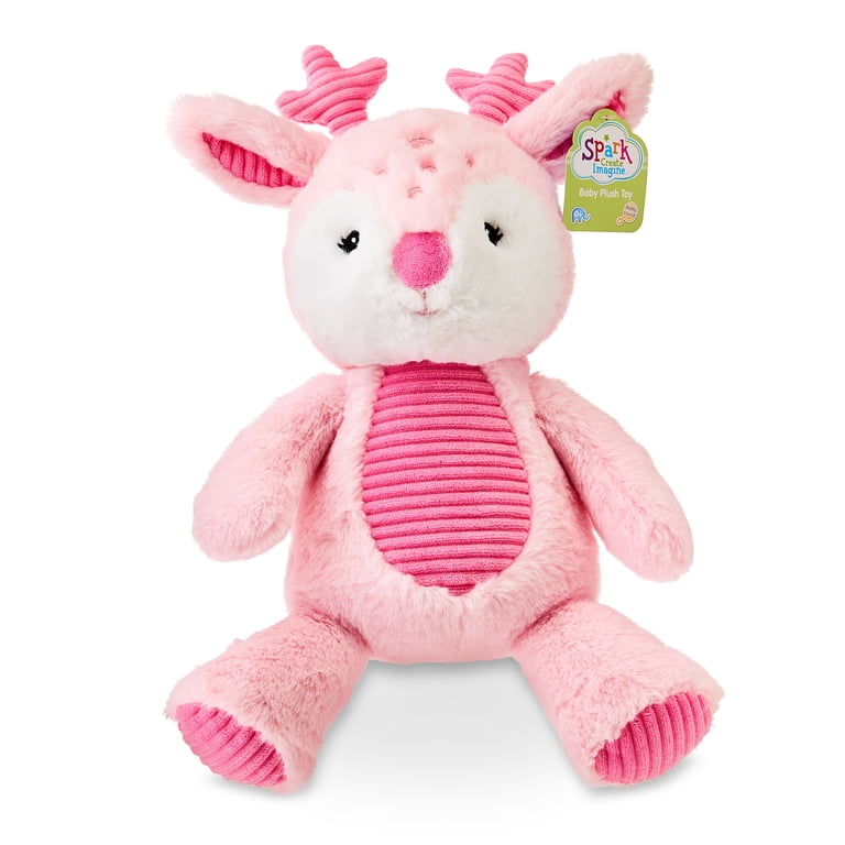 sachin and babi light blue dress Spark.Create.Imagine. Holiday Plush Reindeer Baby Toy, Pink, Infant