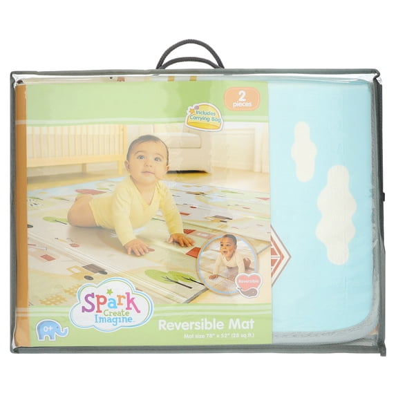 Spark.Create.Imagine Reversible Mat, 78" x 52"