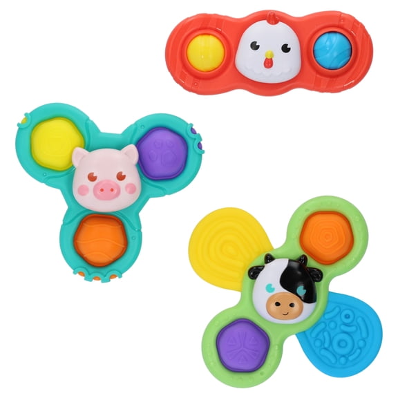 Spark.Create.Imagine Suction Spinner Trio Toy