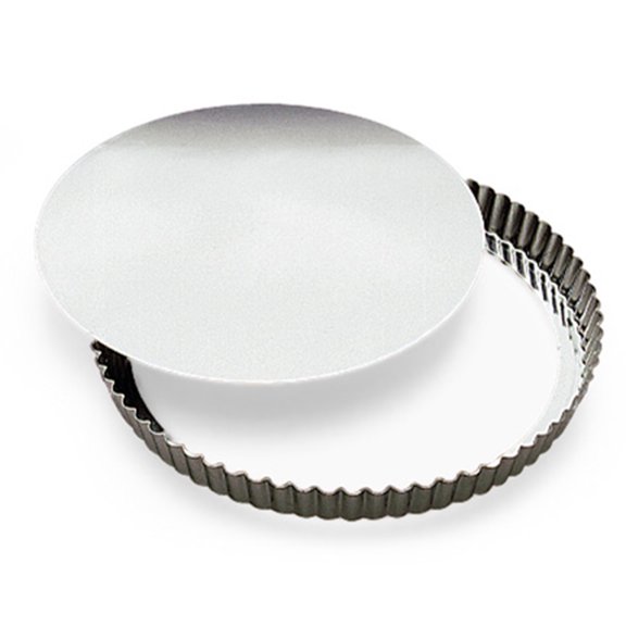 SCI Scandicrafts Fluted Tart/Quiche Mold, Removable Bottom 4.75-inch Diameter