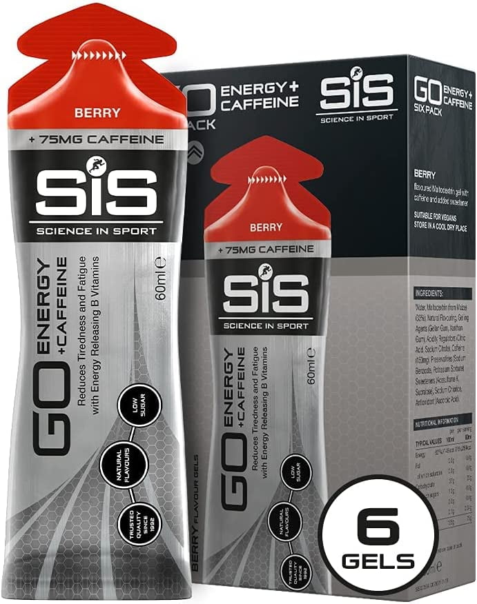 SCIENCE IN SPORT Energy Caffeine Gels, 22g Fast Acting Carbohydrates