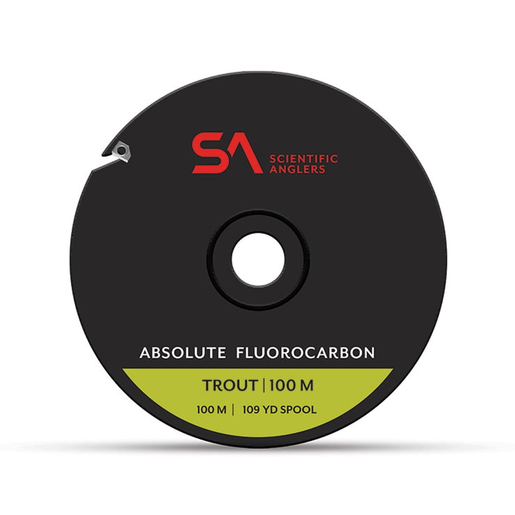 SCIENTIFIC ANGLERS Absolute Fluorocarbon Trout 2x 100m Clear Tippet (137874)