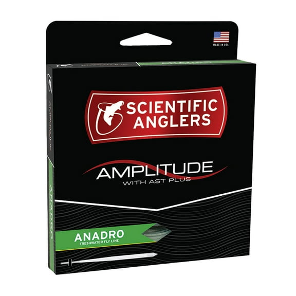 SCIENTIFIC ANGLERS Amplitude Anadro/Nymph WF-4-F Turtle Grass/Willow/Optic Green Fly Line (128834)
