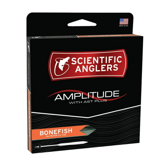 SCIENTIFIC ANGLERS Amplitude Bonefish WF-9-F Black/Surf/Ivory Fly Line (129084)