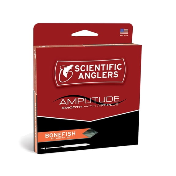 SCIENTIFIC ANGLERS Amplitude Smooth Bonefish WF-6-F Black/Surf/Ivory Fly Line (131438)