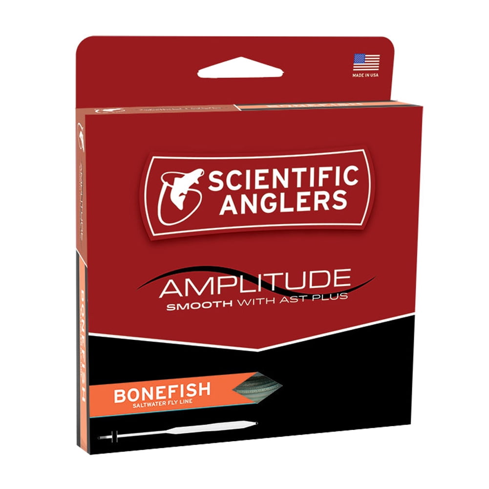 SCIENTIFIC ANGLERS Amplitude Smooth Bonefish WF-8-F Black/Surf/Ivory Fly Line (131452)