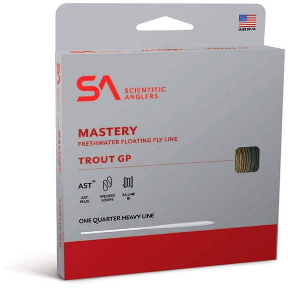 SCIENTIFIC ANGLERS Mastery Trout GP WF-4-F Butter/Sage Heavy Line Fly Line (147187)