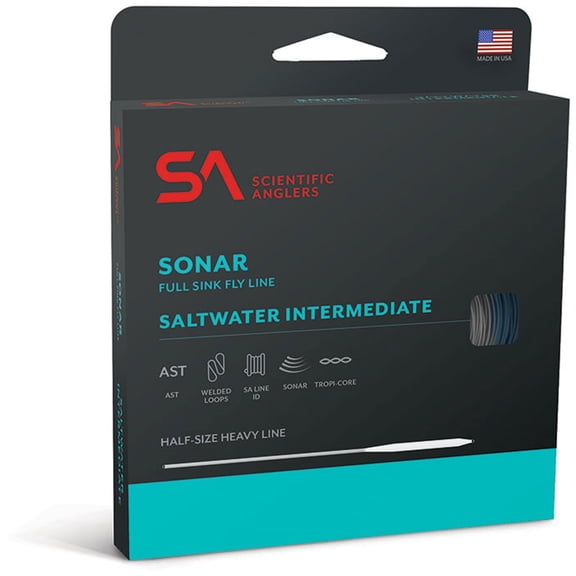 SCIENTIFIC ANGLERS Sonar Saltwater Int Full Clear WF-8-I Clear Fly Line (147705)