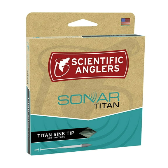 SCIENTIFIC ANGLERS Sonar Titan Sink Tip Type VI WF-10-F/S Willow/Moss/Black Fly Line (132091)