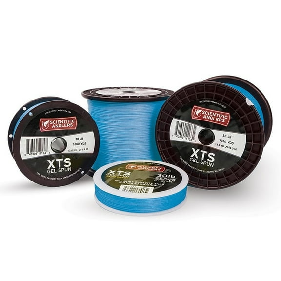 SCIENTIFIC ANGLERS XTS 50lb 250Yd Blue Gel Spun Fly Line Backing (136709)