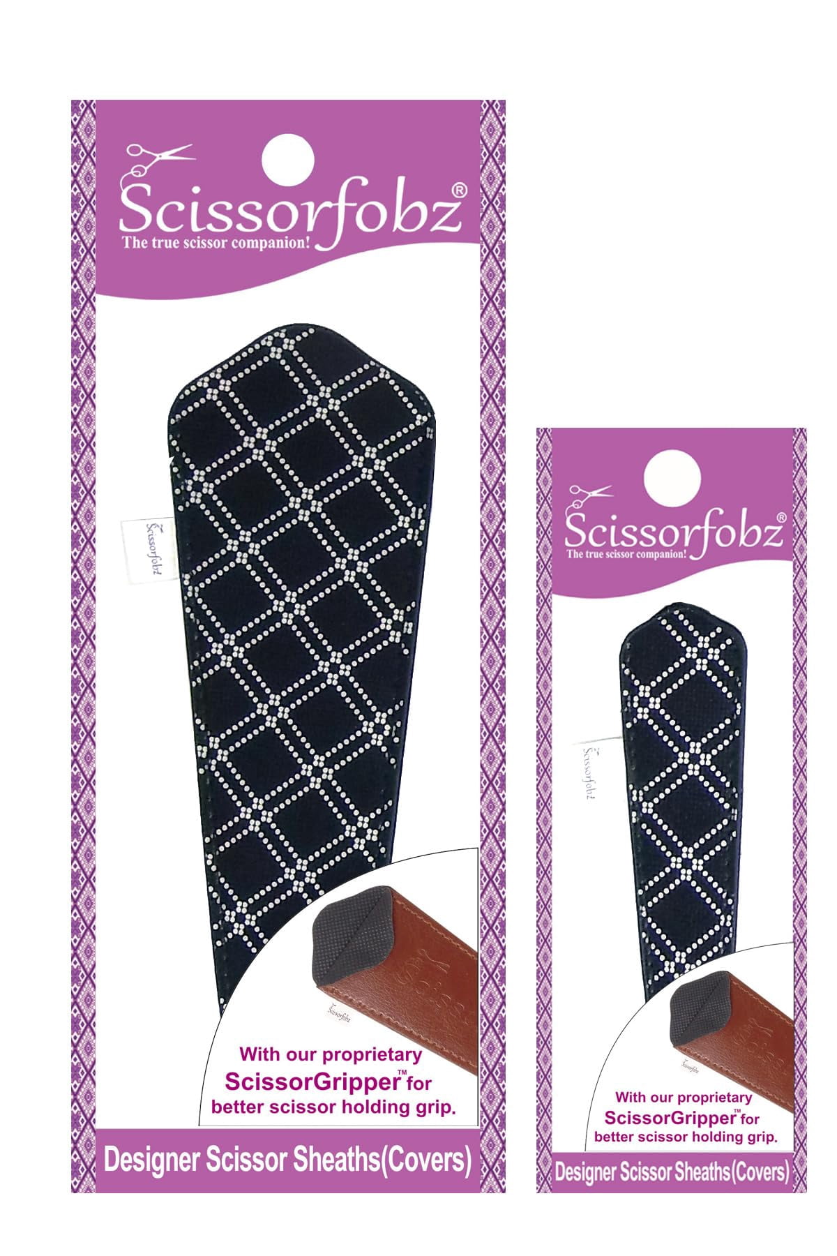 SCISSORFOBZ Designer Scissors Sheaths Shears Protective Covers-2 pcs ...
