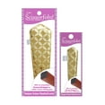 thumbnail image 1 of SCISSORFOBZ Designer Scissors Sheaths Shears Protective Covers-2 pcs Large & Small Size Value Pack - Floral Diamond Metallic Gold Design-#2-255, 1 of 5