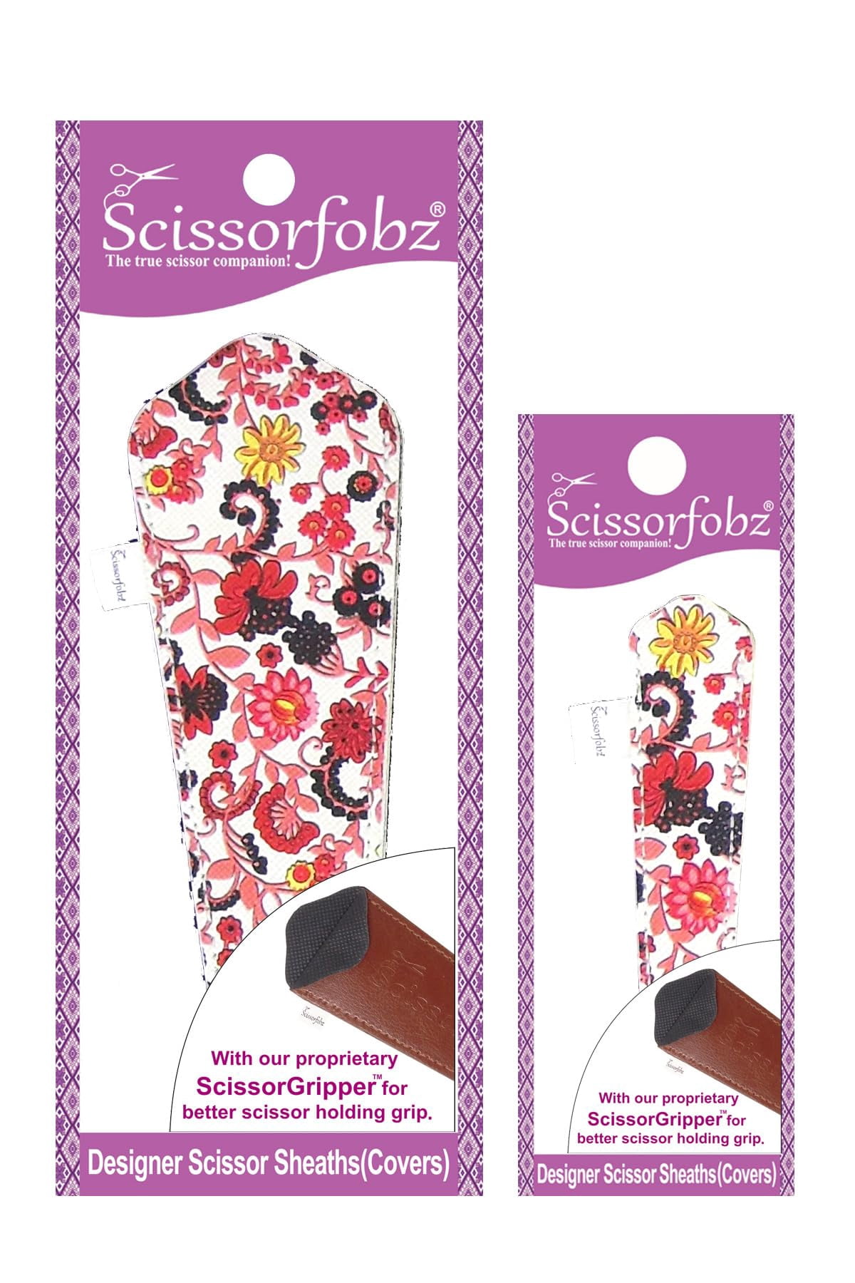 SCISSORFOBZ Designer Scissors Sheaths Shears Protective Covers-2 pcs ...
