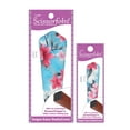 thumbnail image 1 of SCISSORFOBZ Designer Scissors Sheaths Shears Protective Covers-2 pcs Large & Small Size Value Pack - Turquoise Tropical Flowers Design-#2-207, 1 of 5