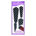 thumbnail image 1 of SCISSORFOBZ Designer Scissors Sheaths Shears Protective Covers-4 pcs Assorted Size Value Pack - Black & White Diamonds Design-#4-211, 1 of 6