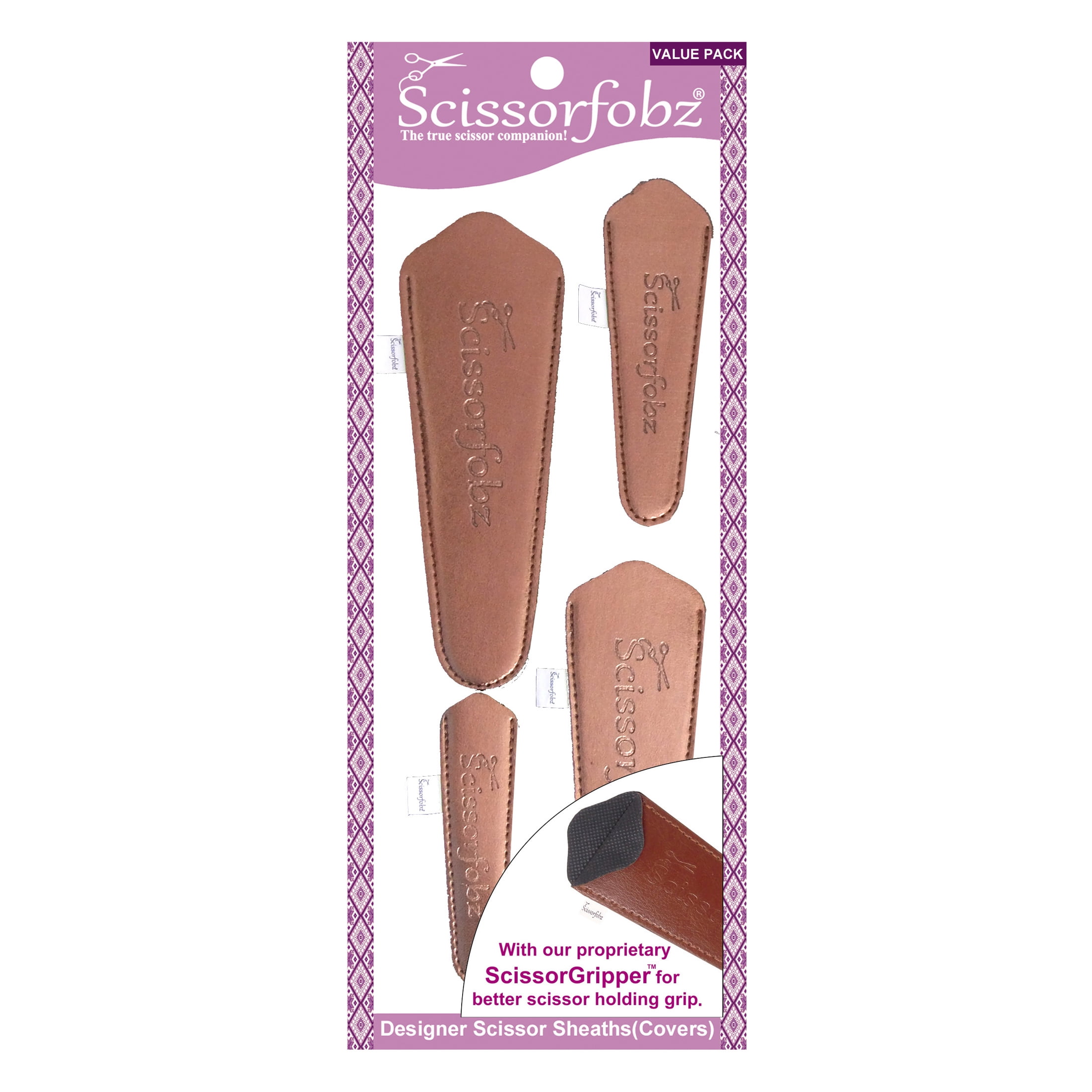 SCISSORFOBZ Designer Scissors Sheaths Shears Protective Covers-4 pcs ...