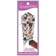 thumbnail image 1 of SCISSORFOBZ Designer Scissors Sheaths Shears Protective Covers-For Large Scissors - Brown Victorian Floral Garden Design-#SL-302, 1 of 6