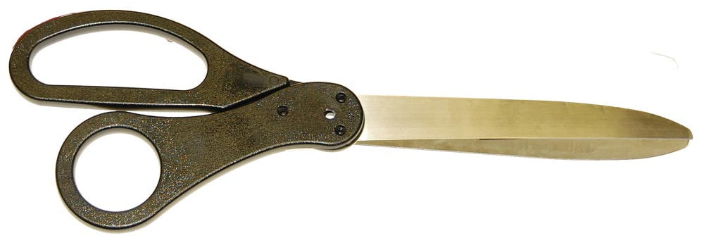 SCISSORS RIBBON CUT 25IN BLACK