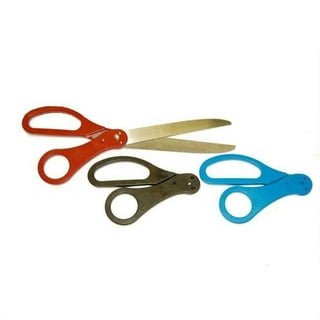 SCS Direct Giant Ribbon Cutting Scissor Set with Red Ribbon Included - 25  Extra Large Scissors - Heavy Duty Metal Construction for Grand Openings 
