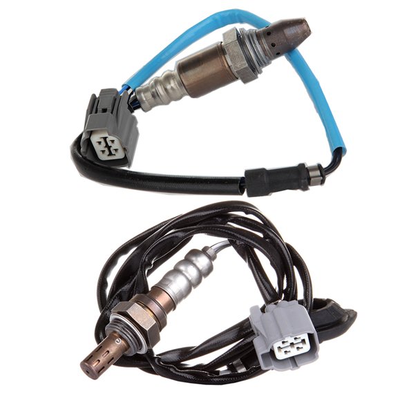 SCITOO 1 Upstream Air Fuel Ratio Sensor & 1 Downstream Oxygen Sensor fit 2003 2004 2005 2006 2007 for Honda Accord Coupe Sedan 2.4L 2pcs Front & Rear 234-9040 234-4797