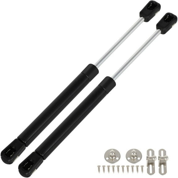 SCITOO 10" 200N Universal lift supports Gas Springs Shock Struts 2pcs For Basement Floor Door RV Bed Window Camper Shell Truck Cap Tool Box Lid Boat Hatch Lid Truck Box Storage Box Lid