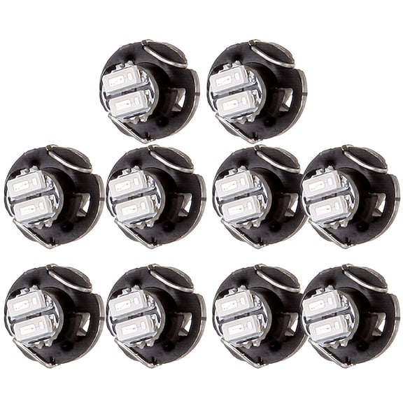 SCITOO 10 Pcs T3 Neo Wedge Halogen Light Bulbs Instrument Gauge Cluster Light Bulbs for A/C Light
