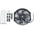 thumbnail image 1 of SCITOO 10"inch Universal Slim Fan Push Pull Electric Radiator Cooling 12V Mount Kit Compatible with for Toyota Camry for Mitsubishi Diamante for BMW 330i 330xi Fits select: 1998-1999 HONDA ACCORD LX, 1 of 4