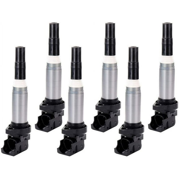 SCITOO 100% New 6pcs Ignition Coil Set Compatible with BM-W 2003-2017 Automobiles Fit for OE: UF667