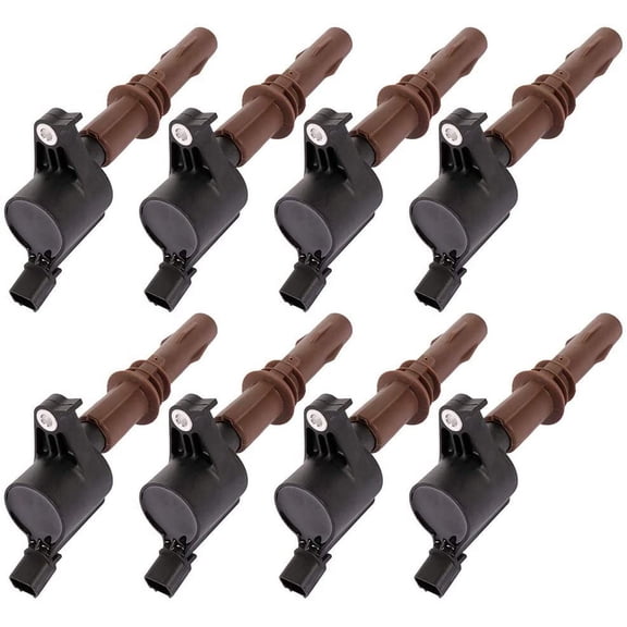 SCITOO 100% New 8pcs Ignition Coil Set Compatible with For-d Expedition/Explorer/F-150/ F-250 Super Duty/Mustang Lincoln Mark LT Mercury Mountaineer 2008-2014 Automobiles Fit for OE: DG521 C1659
