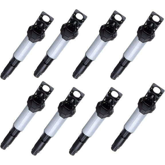 SCITOO 100% New 8pcs Ignition Coil Set Compatible with BM-W 2001-2010 Automobiles Fit for OE: UF522 UF515
