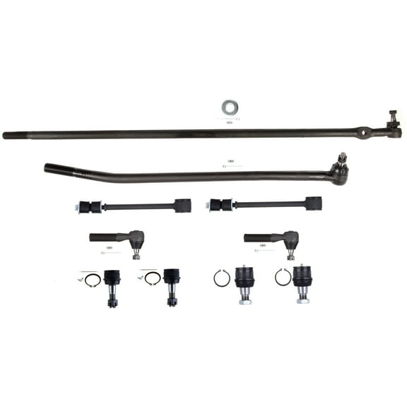 SCITOO 10PCs Front Suspension Kit - Front Tie Rod End Ball Joint Sway Bar Link Steering Kit fit for Ford for F-350 4WD 1992 1993 1994 1995 1996 1997