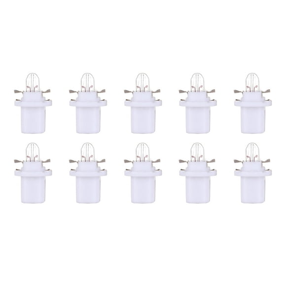 SCITOO 10Pcs B8.5D Neo Wedge Halogen Light Bulbs Instrument Gauge Cluster Light Bulbs for A/C Light