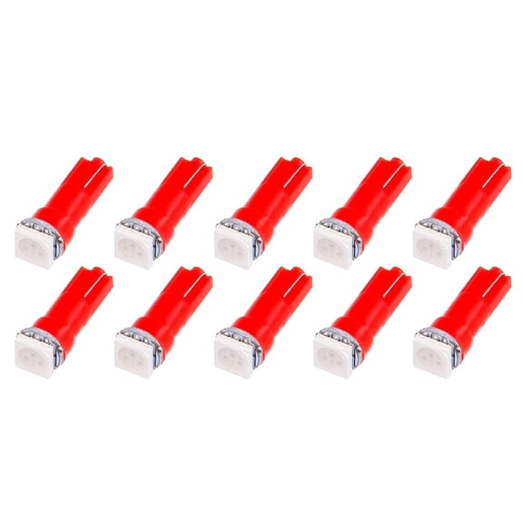 SCITOO 10Pcs T5 74 Light Bulbs Instrument Gauge Cluster Light Bulbs Speedometer Gauge Cluster Lights
