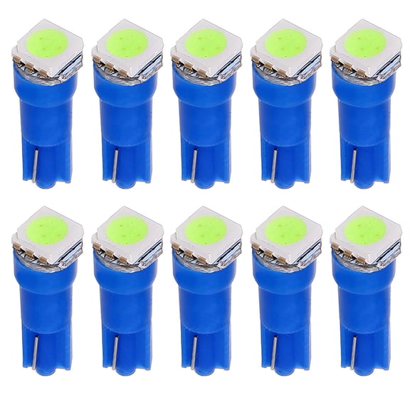 SCITOO 10Pcs T5 74 Light Bulbs Instrument Gauge Cluster Light Bulbs Speedometer Gauge Cluster Lights