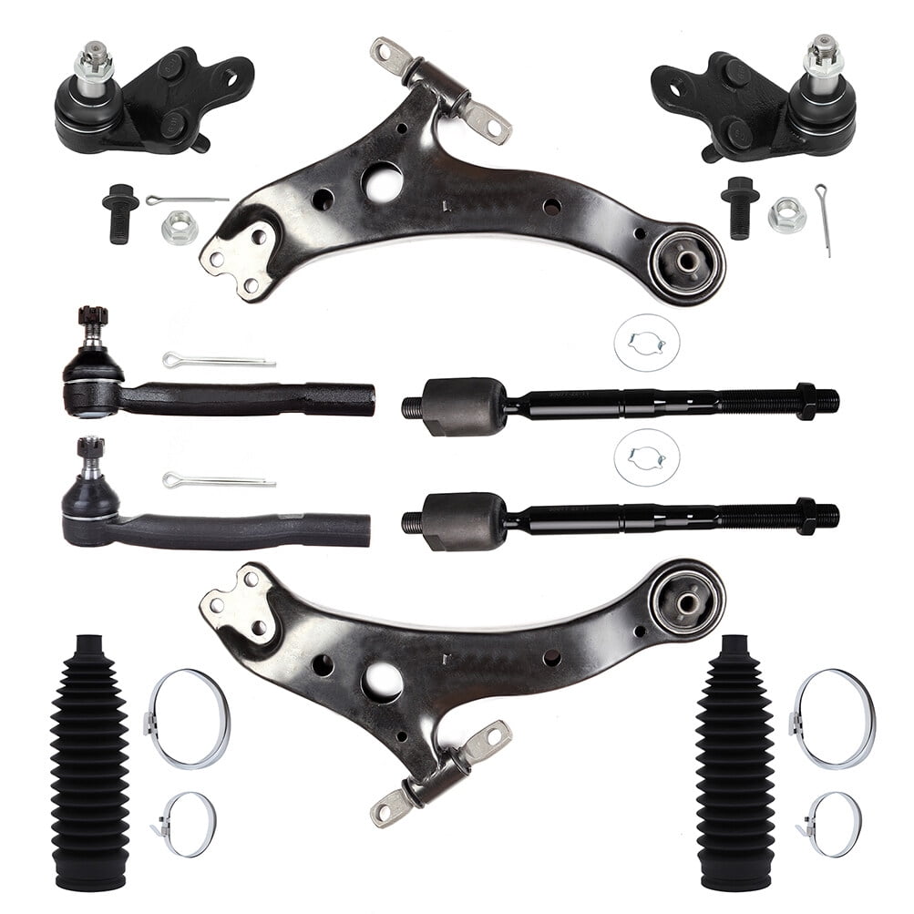 SCITOO 10pcs Front Suspension Kit Lower Control Arm Assembly Lower Ball