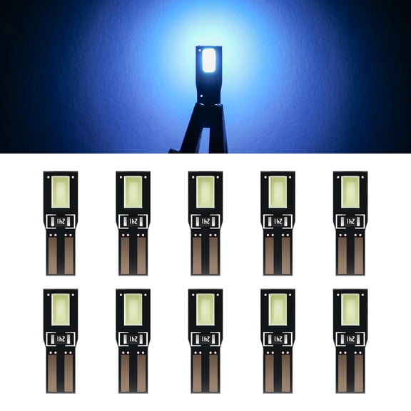 SCITOO 10x Instrument Cluster Dash Panel Lights T5-2-5630-SMD-Ice Blue For Buick For Allure 2005-2010 For Buick For Cascada 2016-2017 For Buick For Century 1977-1991 1993-2005 For Buick