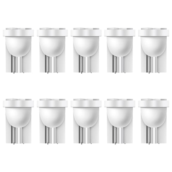 SCITOO 10x T10 Epistar Festoon LED White 6000K Super Bright:6-3020-SMD ets 194 168 W5W 175 2825 161 LED Bulb Fit for Interior Dome Map Trunk Light Error Free